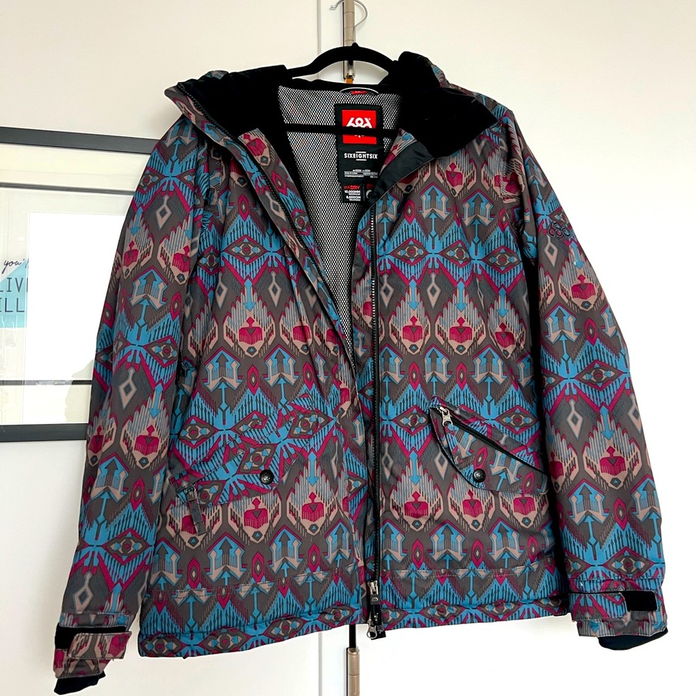 686 Women’s Authentic Paradise Insulated Snowboarding Jacket (Size M)